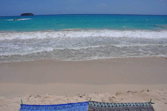 Nosso cafofo na praia da Grande Saline, em St. Barth - Caribe